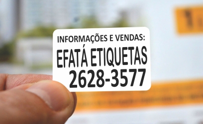 ETIQUETAS CORRETAGEM MINI BRANCAS