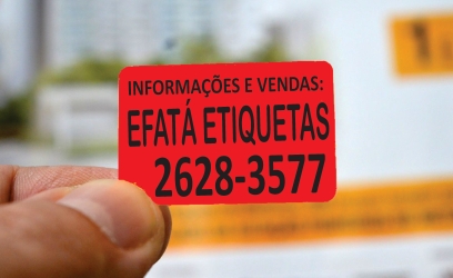 ETIQUETAS CORRETAGEM MINI COR AMARELO